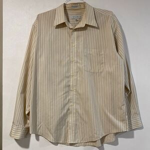 Joseph & Feiss Men’s XL Non-Iron Striped Dress Shirt | Long Sleeve Button-Up